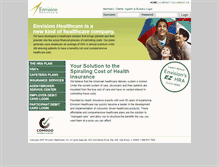 Tablet Screenshot of envisionhealthcare.com